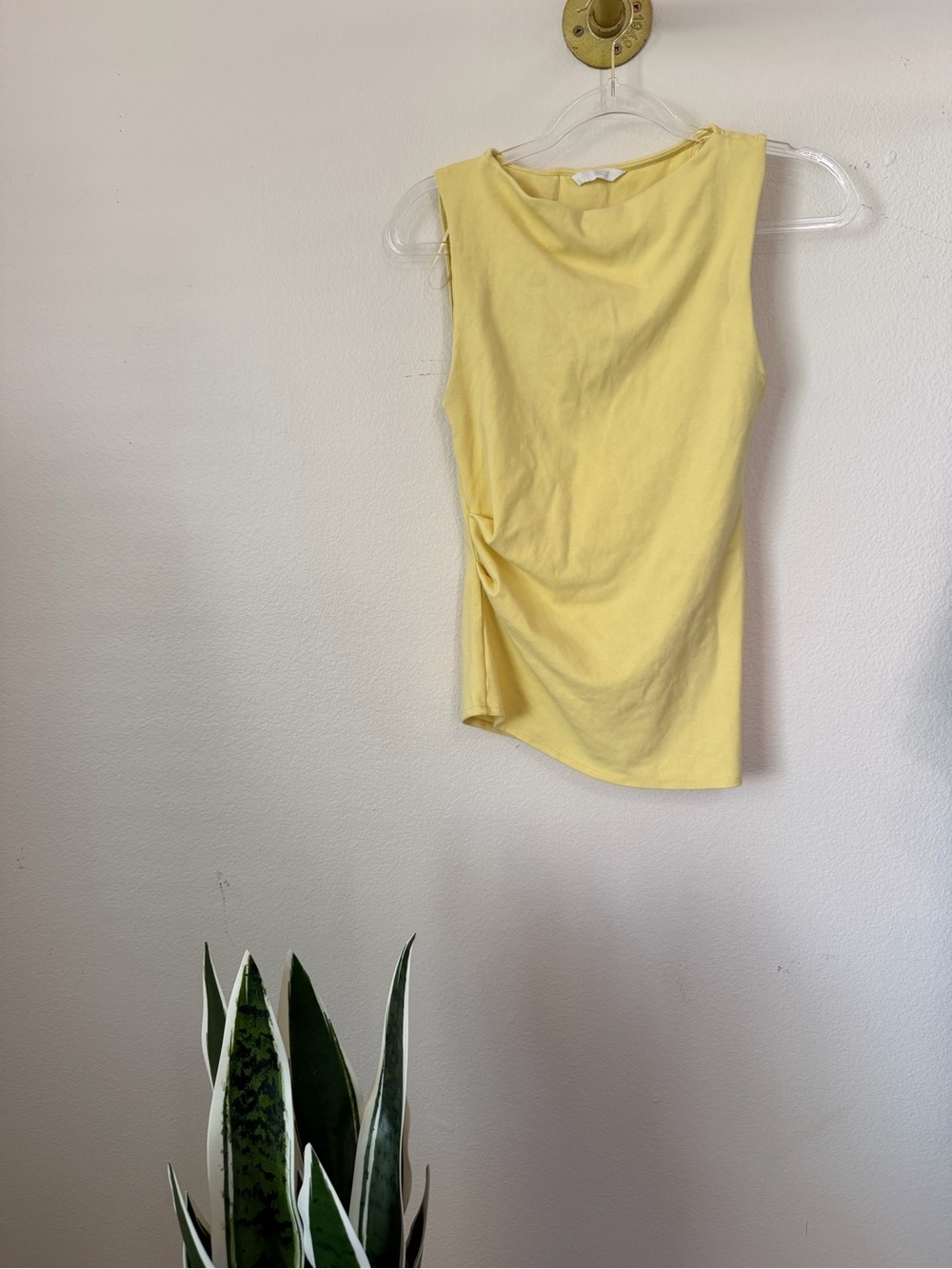 Zara yellow tank